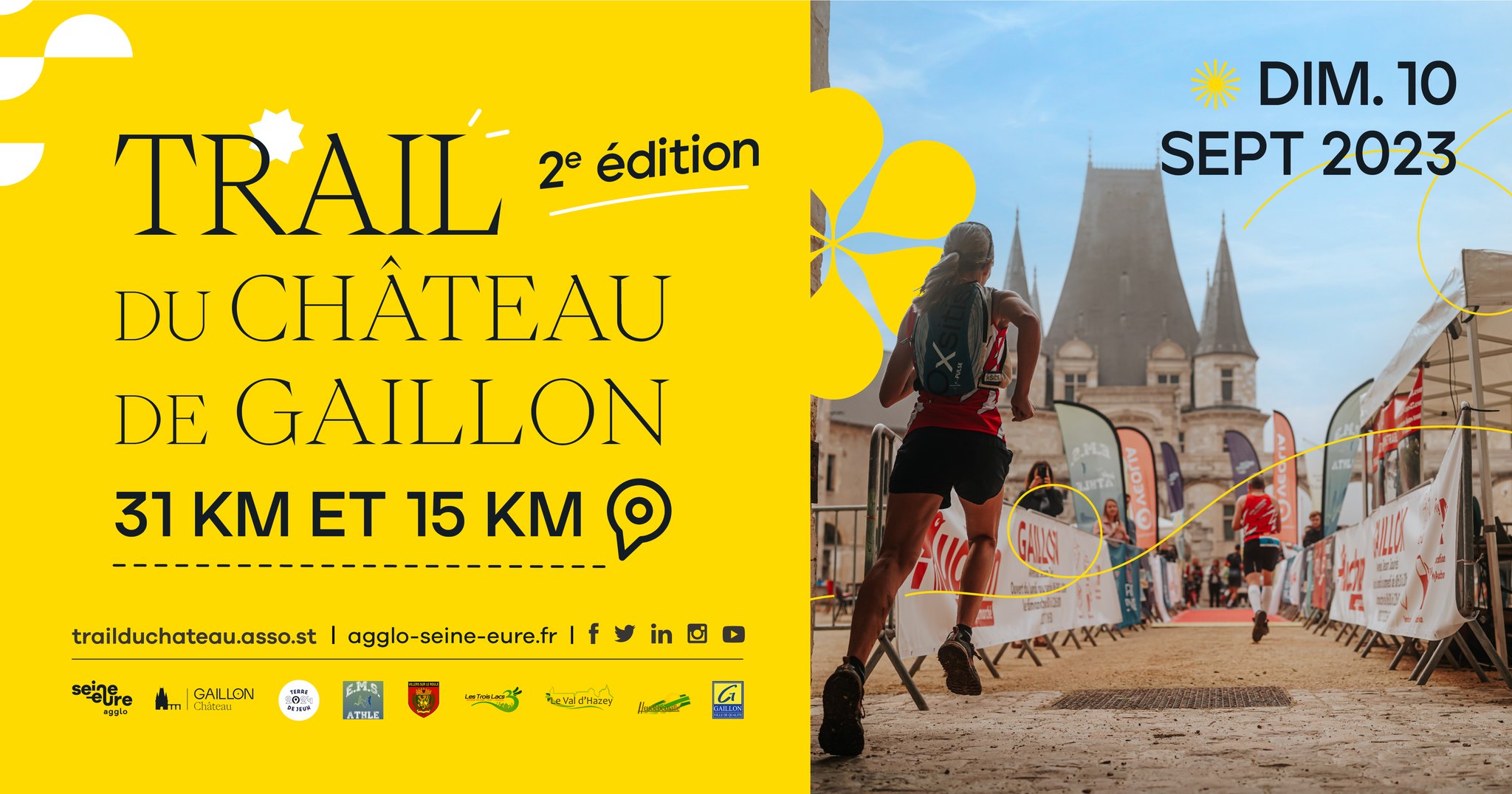 Le Trail du château de Gaillon 2023 Chateau de Gaillon